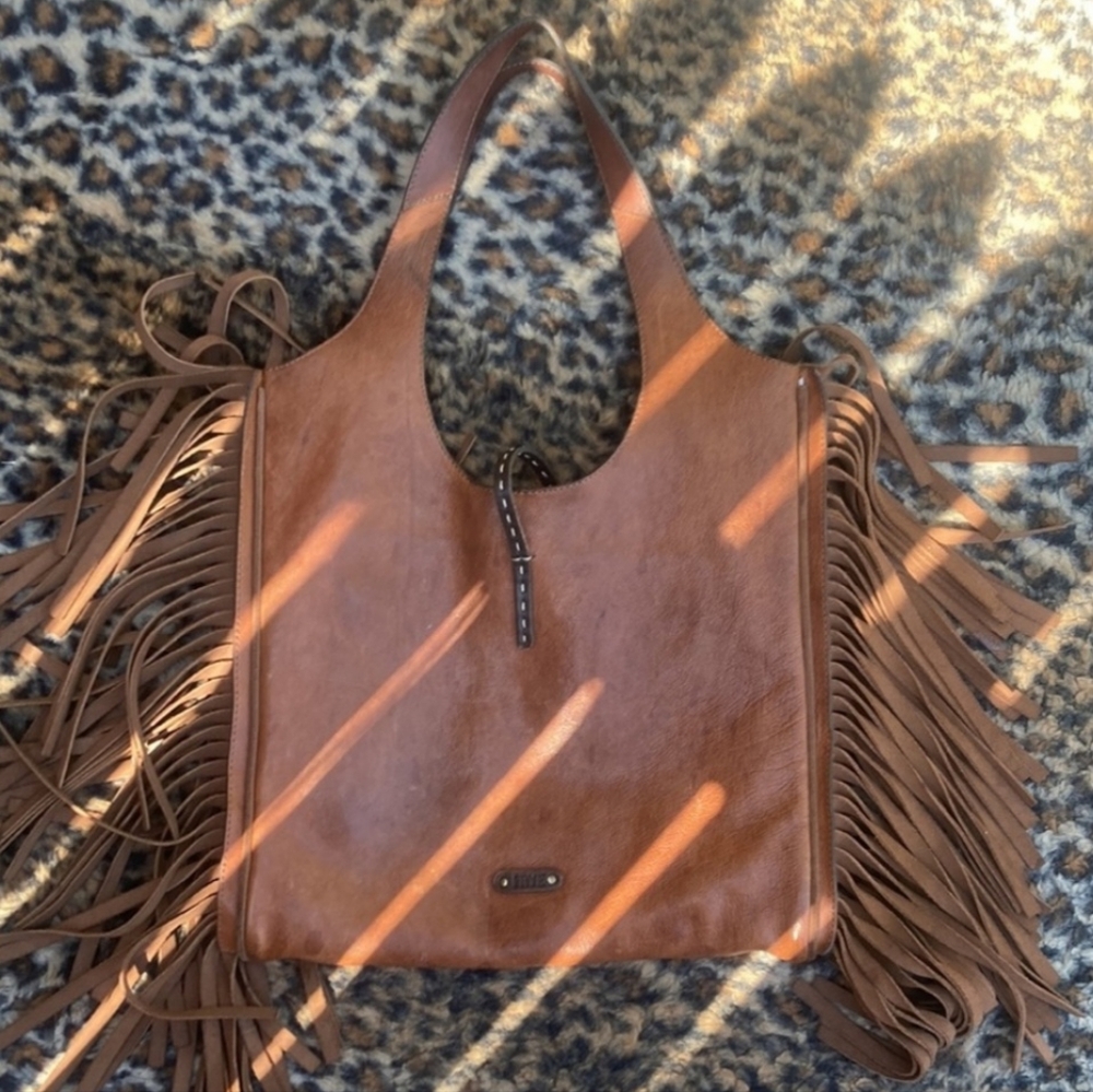 Frye Farrah Fringed Leather Bag - Picture 3 of 5